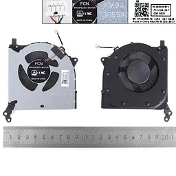 Вентилятор для Lenovo Legion 5-15IMH05, 5-15IMH05H 5-15ARH05, 5-17IMH05, (5V GPU fan, FM9J DFS5K323161A1C) - мініатюра 3