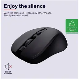 Мишка Trust Mydo Silent Wireless Black (25084) - мініатюра 7