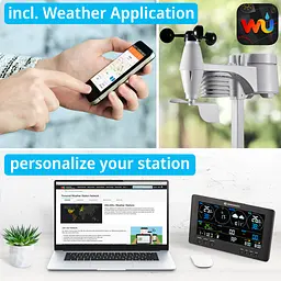 Метеостанція Bresser Professional WIFI Weather Centre 7in1 без датчиків (7902541) - мініатюра 5
