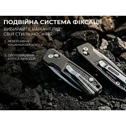 Ніж складаний кишеньковий SRM Scout 69 мм 14C28N G10 чорний - мініатюра 11
