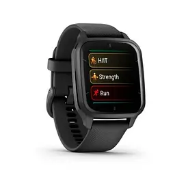 Смарт-годинник Garmin Venu Sq 2 – Music Edition Slate Aluminum Bezel with Black Case and Silicone Band (010-02700-00/10/80) - мініатюра 3