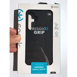 Оригінальний протиударний чохол Speck Presidio2 Grip для Samsung S24 FE (6.7") Black 150845-3205 - мініатюра 2