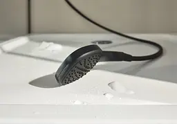Змішувач для душу з душовим гарнітуром Grohe Cubeo 1018252430 Чорний матовий - мініатюра 4