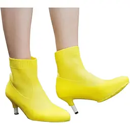 Бахили на взуття гумові під підбор 907 Yellow (17559)
