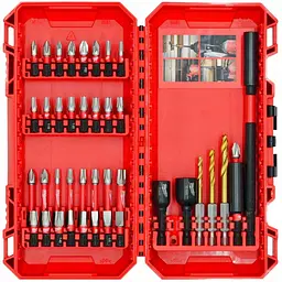 Набір біт і свердл Shockwave сталь кейс 40шт Milwaukee hoz0013161