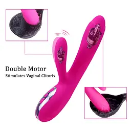 Вібратор Joker Heating Double Vibrating Massage Stick рожевий - мініатюра 5