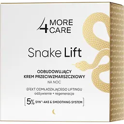 Крем для обличчя More4Care Snake Lift Rebuilding Anti-Wrinkle Night Cream 50 мл