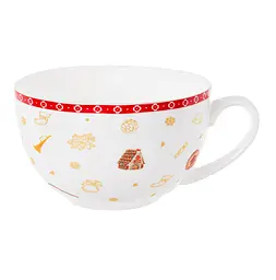 Чайний набір Lefard Christmas Delight, 250 мл, білий з червоним (985-148) - мініатюра 3