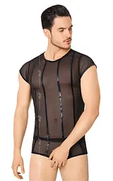 Футболка та труси чоловічі Softline Shirt and Shorts 4608, M/L (чорні)