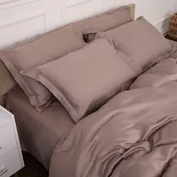 Комплект постільної білизни MirSon Tencel №08 Beige 110х140 см (2200009637100) - мініатюра 8