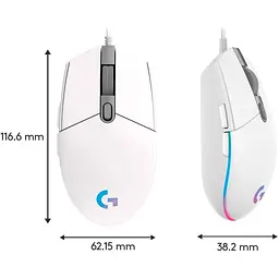 Миша Logitech G203 Lightsync White (910-005797) [134319] - мініатюра 6