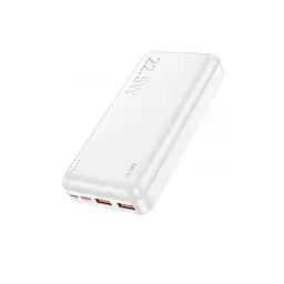 Зовнішній акумулятор HOCO J101A Astute 22.5W fully compatible power bank 20000mAh White (6931474782502) - мініатюра 3