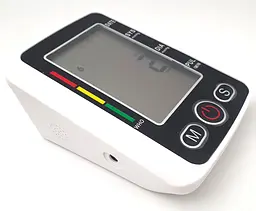 Тонометр автомат BLPM прилад для вимірювання тиску на передпліччя працює від USB або батарейок 4xAAА UKC LY-86 - мініатюра 6