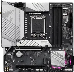 Mатеринська плата Gigabyte B760M Aorus Elite AX LGA 1700 (B760M AORUS ELITE AX) Б/В - мініатюра 2
