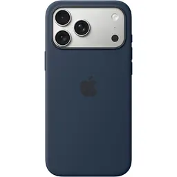 Чохол Silicone Case with Button, Animation & MagSafe для Apple iPhone 17 Pro Max Midnight AAA [153247] - мініатюра 2