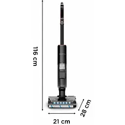 Пилосос Rowenta X-Clean 7 безпровідний миючий чорний (GZ5736E0) - мініатюра 3