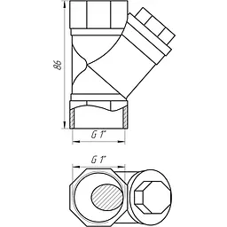 Фільтр грубого очищення Itap 1″ 192 000001340 - мініатюра 6