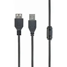 Кабель-подовжувач Cablexpert USB 2.0 AM/AF 3м ferrit (CCF-USB2-AMAF-10) - мініатюра 2