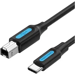 Кабель для принтера Vention USB-C 2.0 to BM 1.5m 2A black (CQUBG)