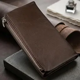 Практичний жіночий гаманець-клатч ST Leather 18841 коричневий - мініатюра 4
