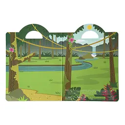 Набір для творчості Melissa&Doug Об'ємні багаторазові наліпки Сафарі (MD9106) - мініатюра 3