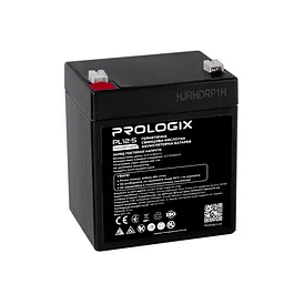Аккумуляторная батарея для ИБП ProLogix AGM 12 V / 5 А*ч (PL12-5) - миниатюра 4