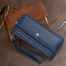 Жіночий шкіряний гаманець ST Leather 20х10х2 см acs0015295 - мініатюра 9