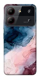 Чохол Demsky Рожево-блакитні розводи для ZTE Blade A54 4G