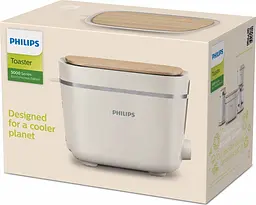 Тостер Philips Eco Conscious Edition HD2640/10 білий - мініатюра 4