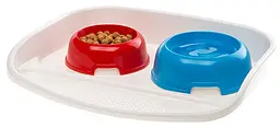 Пластиковий піднос з мисками для котів і собак Ferplast LINDO (FR71910021)