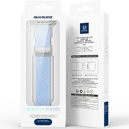 Ремінець Dux Ducis Mixture Ultra для Apple Watch 38/40/41/42mm(ser.10) Light Blue - мініатюра 6