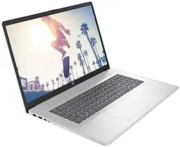 HP Ноутбук 17-cn4043ua 17.3" FHD IPS AG, Intel 5-120U, 16GB, F512GB, UMA, DOS, сріблястий - мініатюра 2