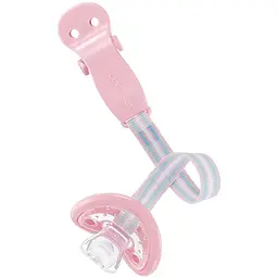 Тримач для пустушки Curaprox Baby Close up рожевий - мініатюра 2