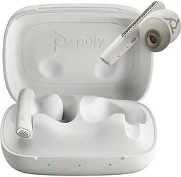 Навушники TWS Poly Voyager Free 60 Earbuds + BT700C + BCHC Білий - мініатюра 4