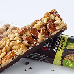 Батончик Nuts & Berries горіховий з імбиром, лаймом та чорним шоколадом органічний 40 г - мініатюра 4