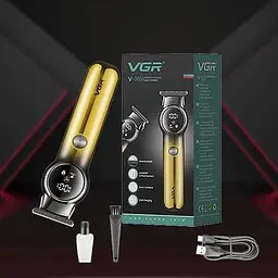 Акумуляторна машинка для стрижки VGR V-989 від USB з 3 насадками - мініатюра 5