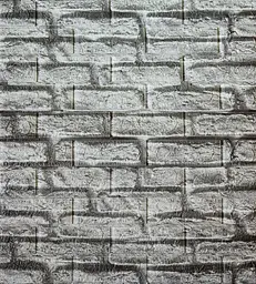 Самоклеюча декоративна 3D панель Loft Expert під сіру цеглу 700x770x5 мм