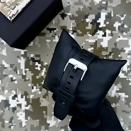 Наручний годинник чоловічий 010BKUAGD Тризуб золото Чорні + Коробка. Patriot acs0031024 - мініатюра 3