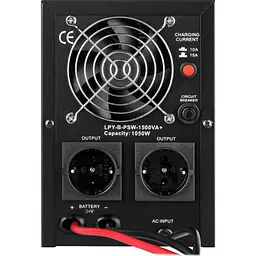Джерело безперебійного живлення [ДБЖ] LogicPower B1500 + 2 x LPM-MG батарея 12V - 120Ah [19806] [110350] - мініатюра 5