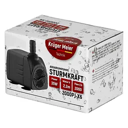 Помпа підйомна Kruger Meier Sturmkraft 2000 л/г (2000PJ-X6) - мініатюра 7