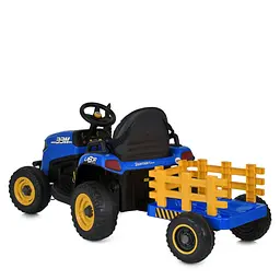 Дитячий електромобіль-трактор Bambi Racer M 6038EBLR-3 до 30 кг - мініатюра 3