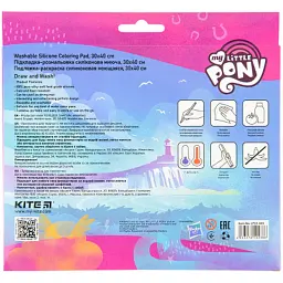 Підкладка настільна Kite силіконова розмальовка My Little Pony, 30х40см (LP22-424) - мініатюра 3