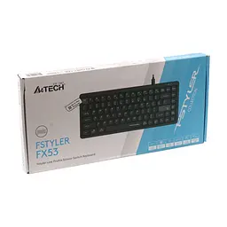 Клавіатура A4Tech FX53 USB UA Black (4711421002394) - мініатюра 8