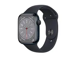 Смарт-годинник Apple Watch Series 8 GPS 41mm Midnight Aluminum Case w. Midnight Sport Band - Size M/L (MNU83) - мініатюра 2