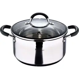 Каструля MasterPro Foodies collection з кришкою 5 л (BGMP-1502-BK)