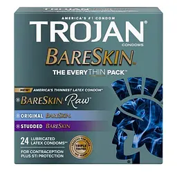 Упаковка 24 шт. Trojan BareSkin EveryThin