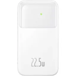Зовнішній акумулятор Baseus Comet Digital Display 20000mAh 22.5W White PPMD020102 [125032]