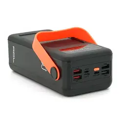 Павербанк ACL PW-19 Outdoor Solar 50000 мА·год 22.5W Power Bank із сонячною панеллю, швидкою зарядкою QC 3.0, вбудованими кабелями та LED-світильником Чорний (UFTPW-19) - мініатюра 3