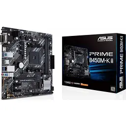 Материнська плата Asus Prime B450M-K II sAM4 B450 2xDDR4 HDMI DVI D-Sub mATX - мініатюра 5