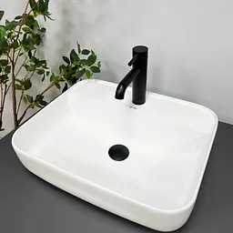 Умивальник VBI Ragusa white накладний VBI-014500, Білий - мініатюра 3